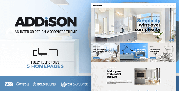 Addison - Architecture & Interior Design WordPress Theme Logo